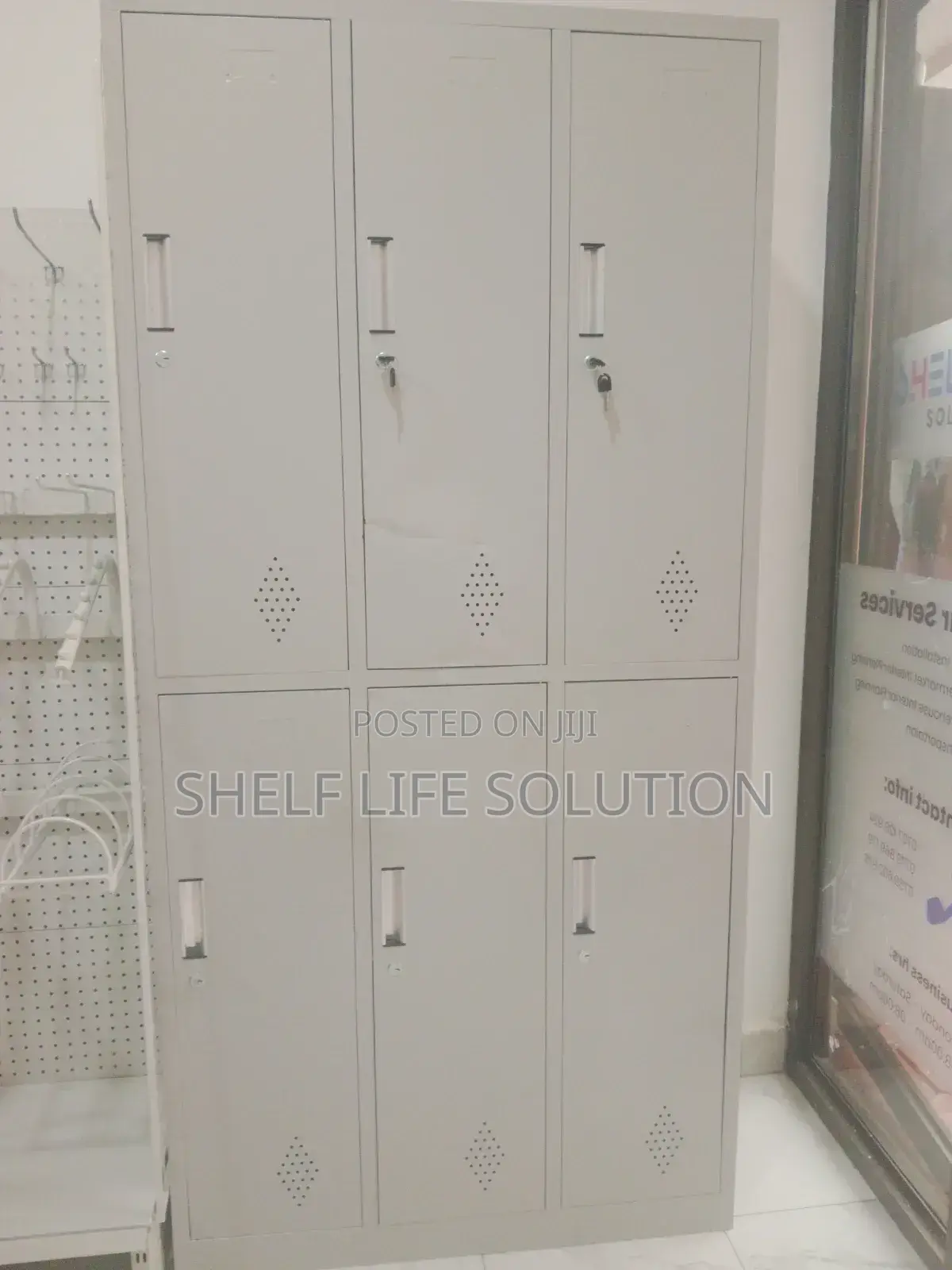 Locker Cabinet, 6 Doors