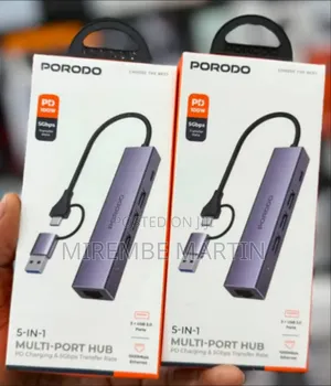 Porodo 5-in-1 Multi-Port Hub