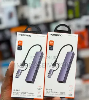 Porodo 5-in-1 Multi-Port Hub