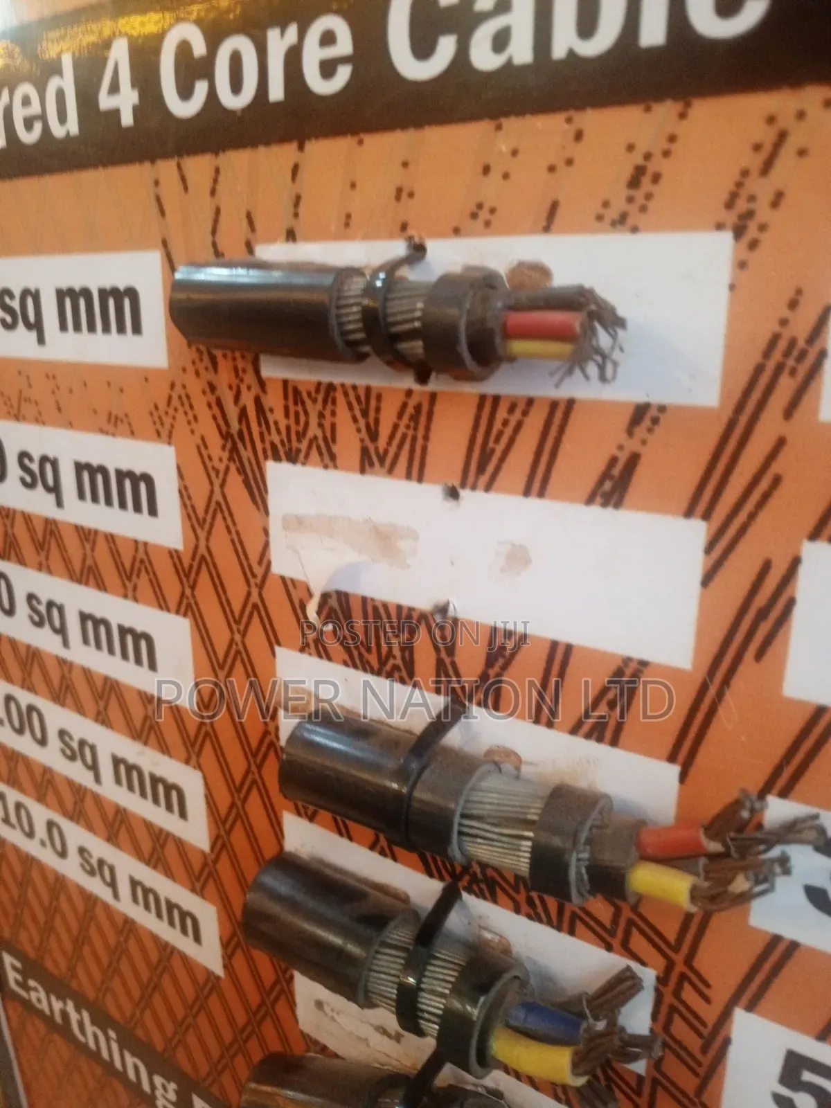 1.5mm Patital 4 Core Armoured Underground Cable