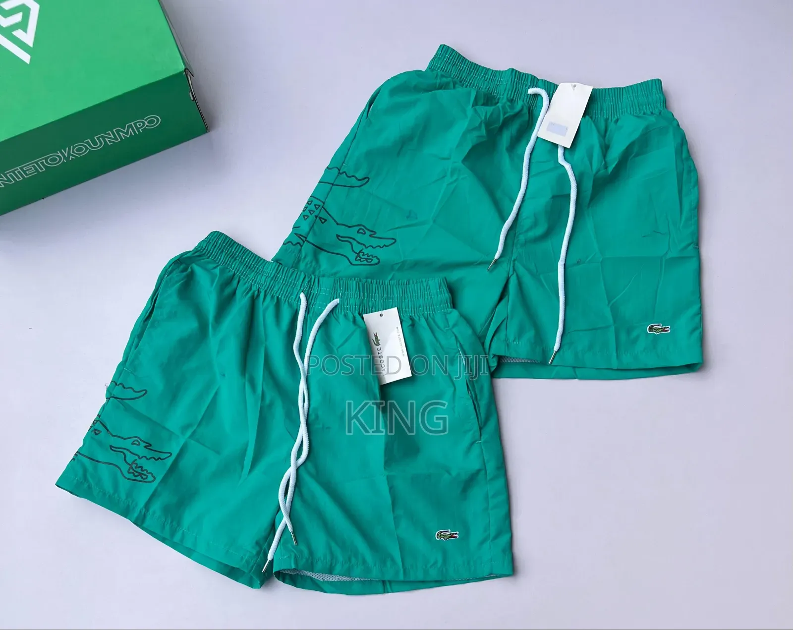 Lacoste, Louis Vuitton, and Hugo Boss Swim Shorts