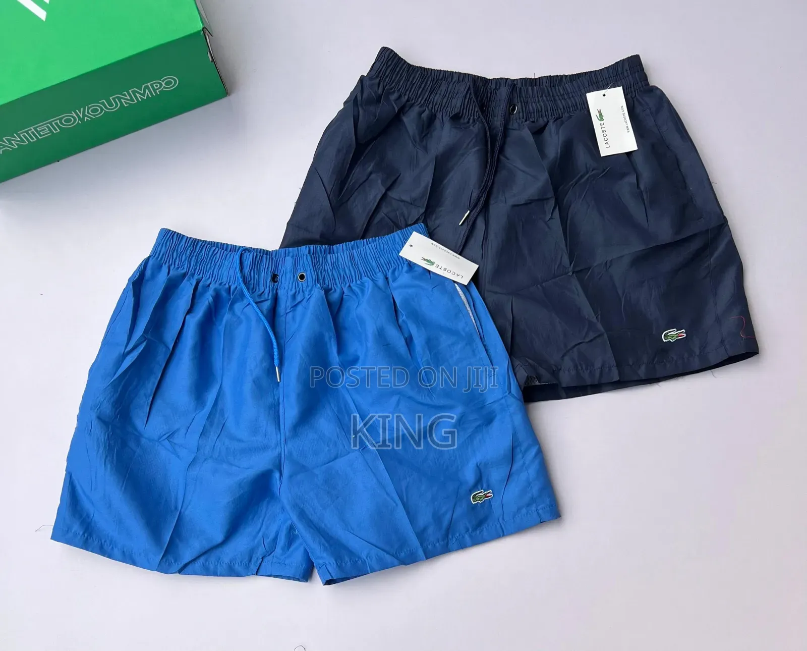Lacoste, Louis Vuitton, and Hugo Boss Swim Shorts