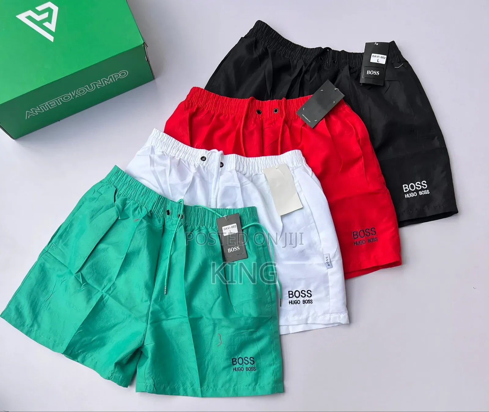 Lacoste, Louis Vuitton, and Hugo Boss Swim Shorts