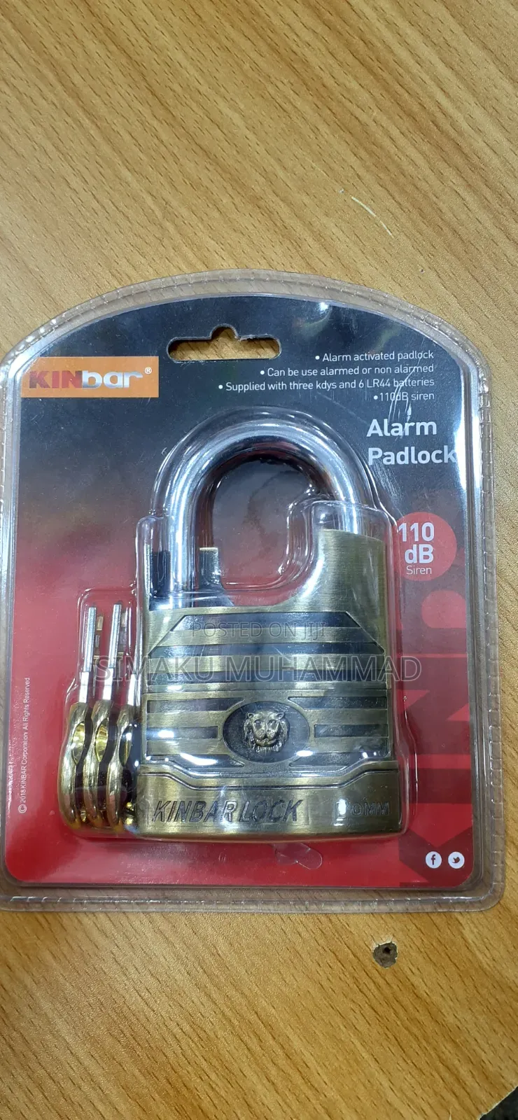 Top Alarm Padlock