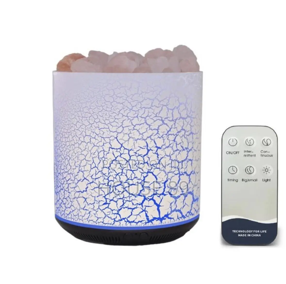Himalayan Salt Lamp Diffuser Is a 3-in-1 Device