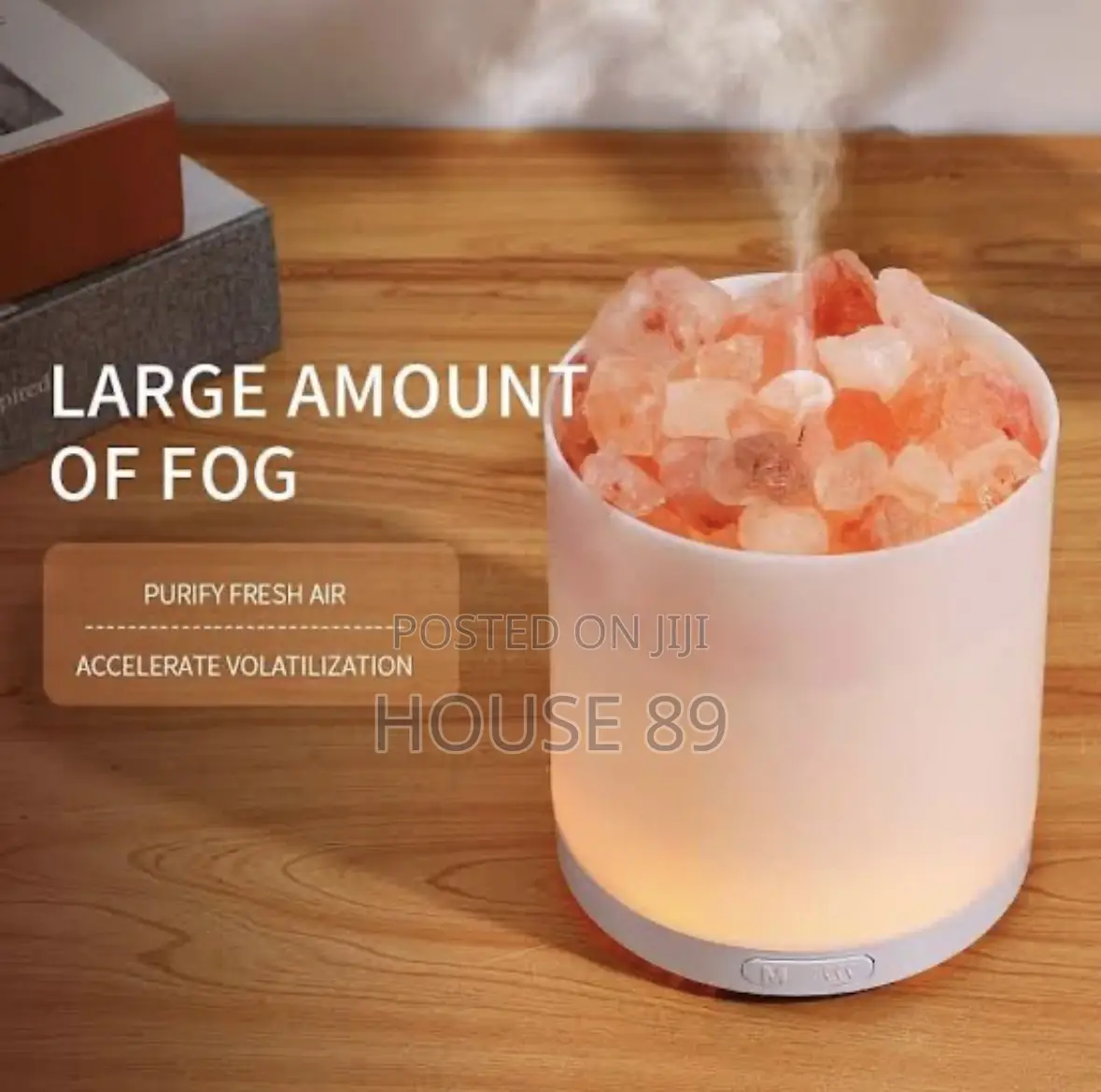 Himalayan Salt Lamp Diffuser Is a 3-in-1 Device