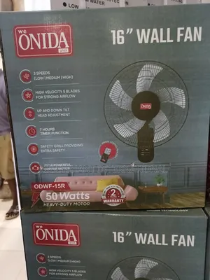 Onida Wall Remote Fan/16inch Wall Fan