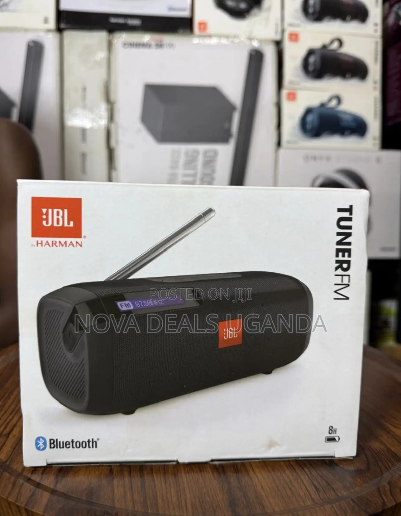 JBL Rechargeable Tuner FM Radio, Bluetooth Speaker With FM Radio,