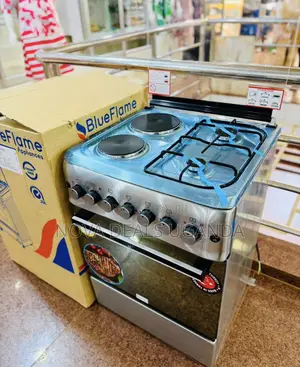 Blue Flame 60 × 60 Cm 2 Gas + 2 Electric Freestanding Cooker