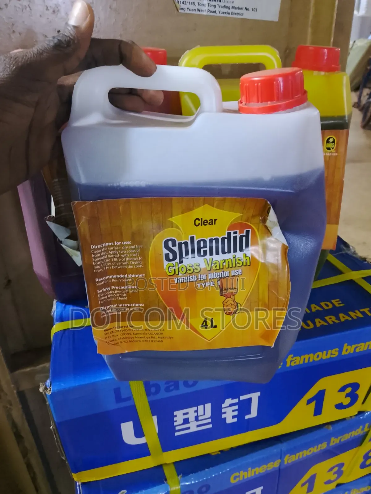 4L Clear Splendid Gross Vanish for Interior Use