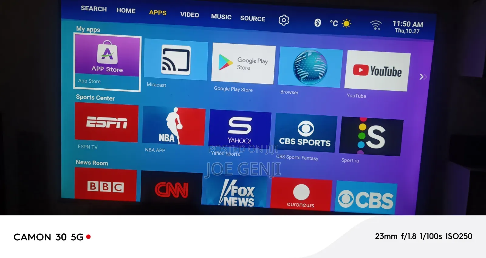 55 Smart Android TV