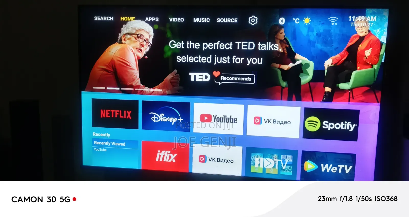 55 Smart Android TV