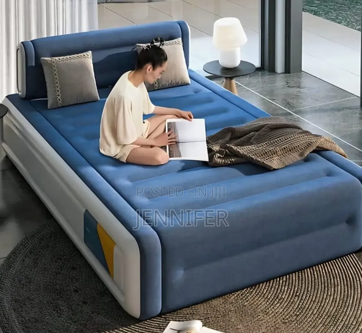 Luxury Raised Inflatable Mattress With Built-in Electric Air Pump