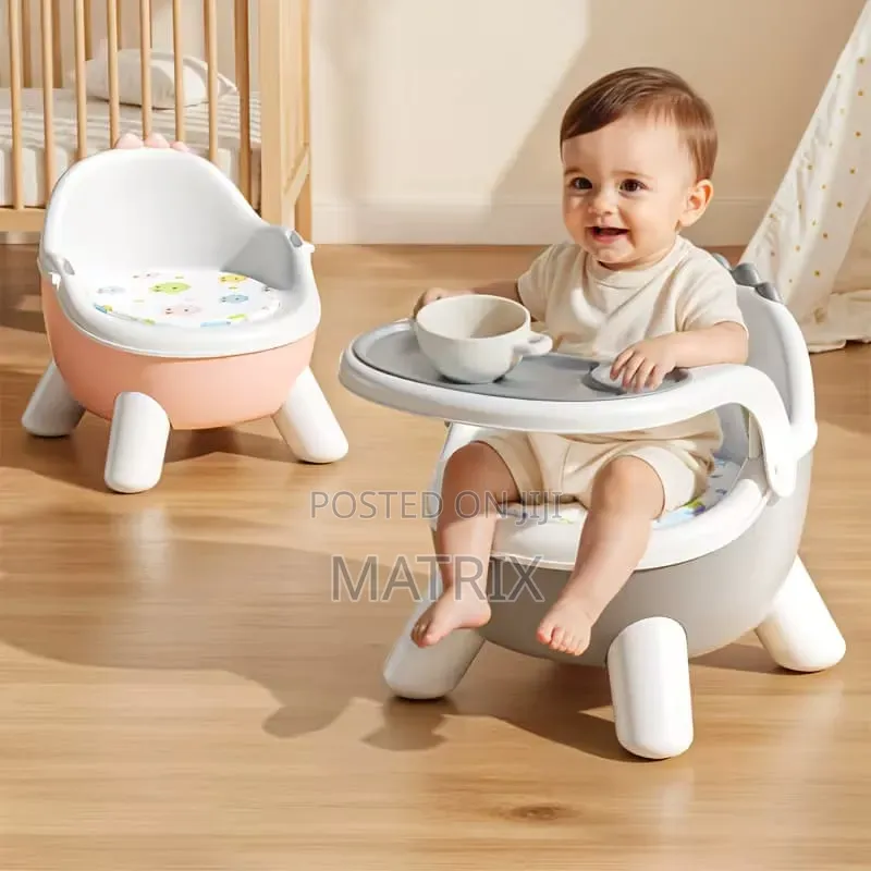 Children's Dining Chair With Backrest, Non-Slip Baby Feeding Stool