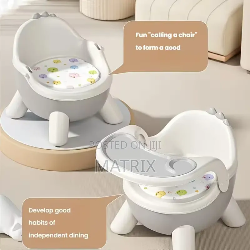 Children's Dining Chair With Backrest, Non-Slip Baby Feeding Stool