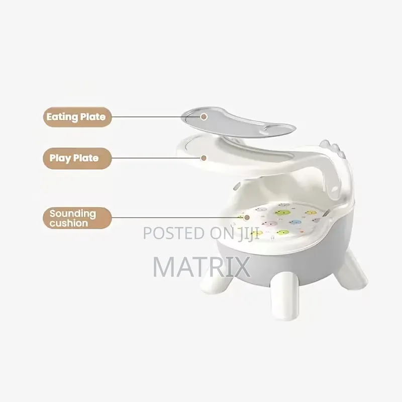 Children's Dining Chair With Backrest, Non-Slip Baby Feeding Stool