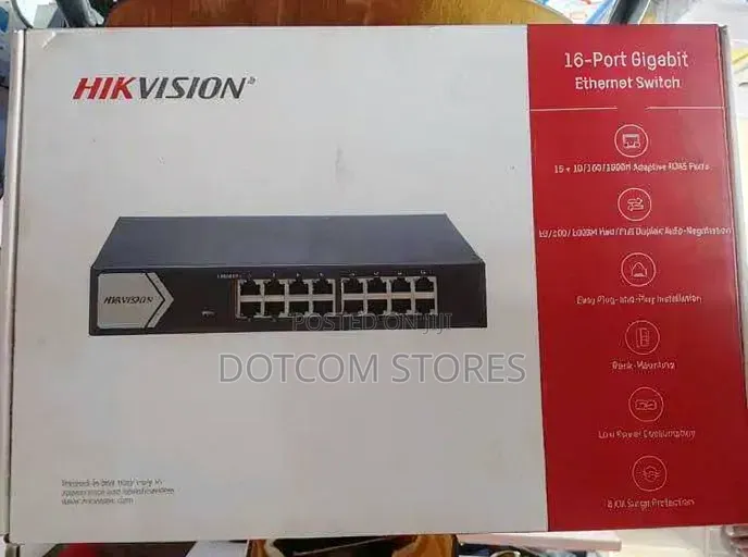 Hikvision 16 Port Fast Ethernet Switch
