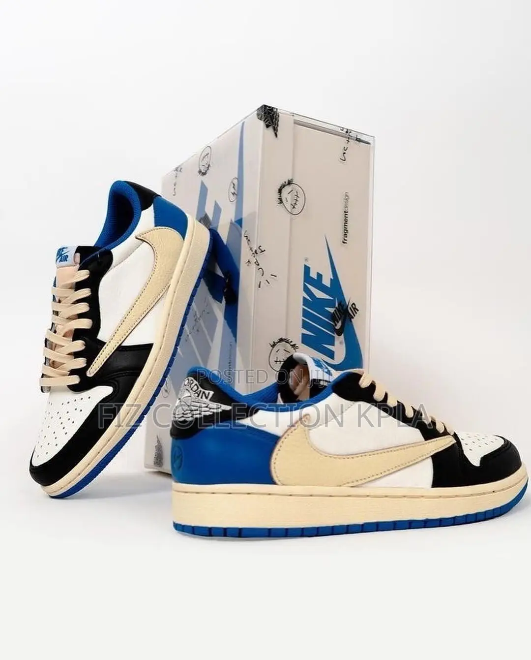 Nike Air Jordan 1 Low Travis Scott X Fragment