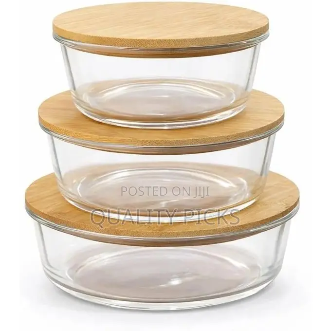 Glass Food Storage Containers Set