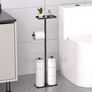 Freestanding Tissue Roll Dispenser Rack