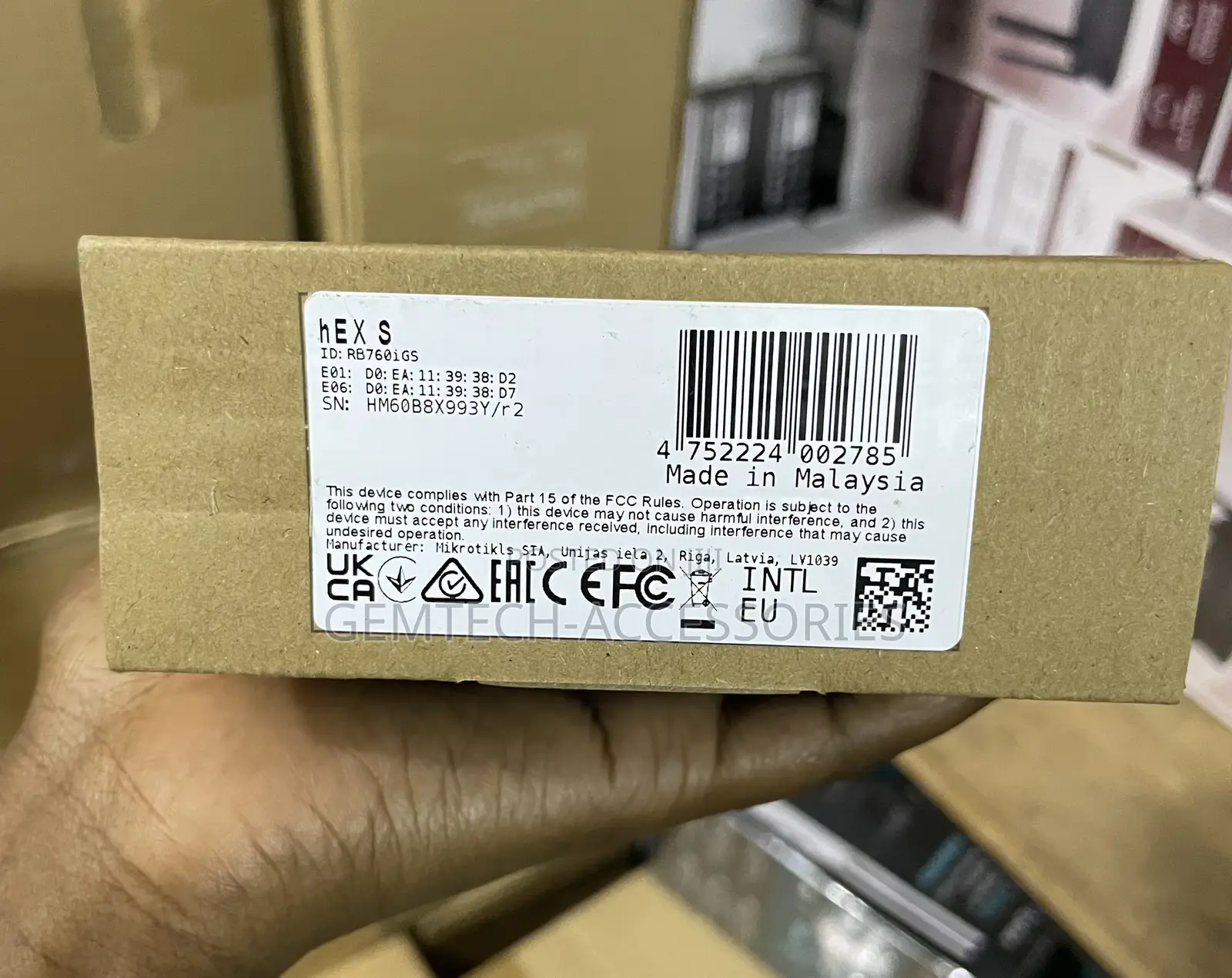 MikroTik hEX S RB760iGS Router