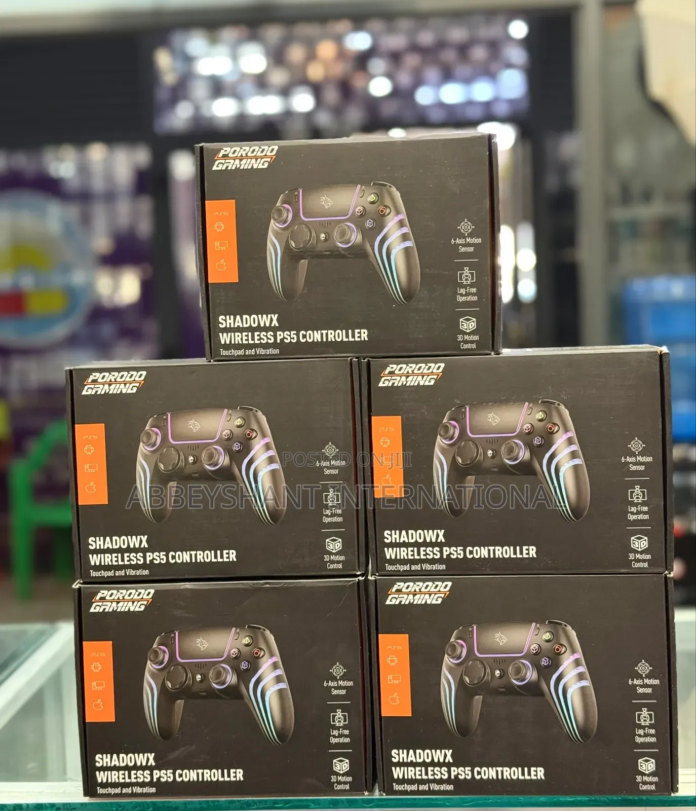 Porodo Gaming ShadowX Wireless Controller/ PlayStation 5 Controllers