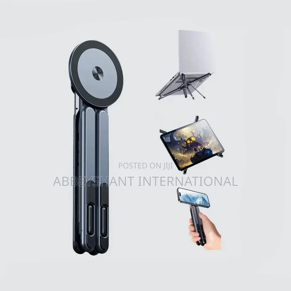 3-in-1 Multifunctional Tool Magnetic Laptop Stand/Tablet Holder/Tripod