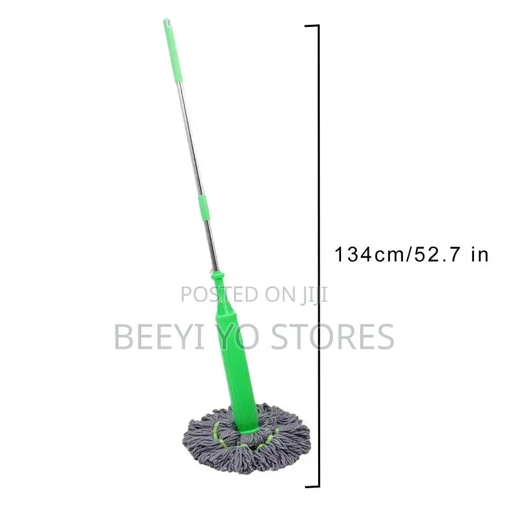 Spin Mop Replacement Head / Refill (Grey and Green).