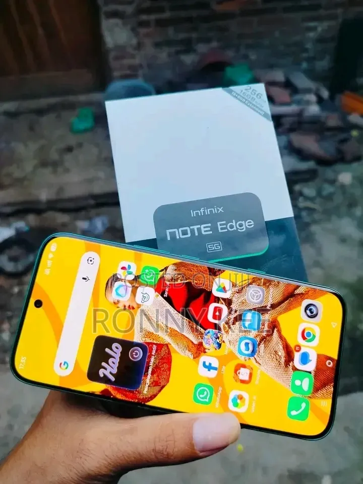 New Infinix Note Edge 256 GB Green