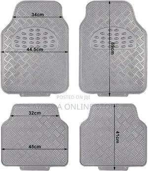 Aluminium Universal Car Floor Mat Set