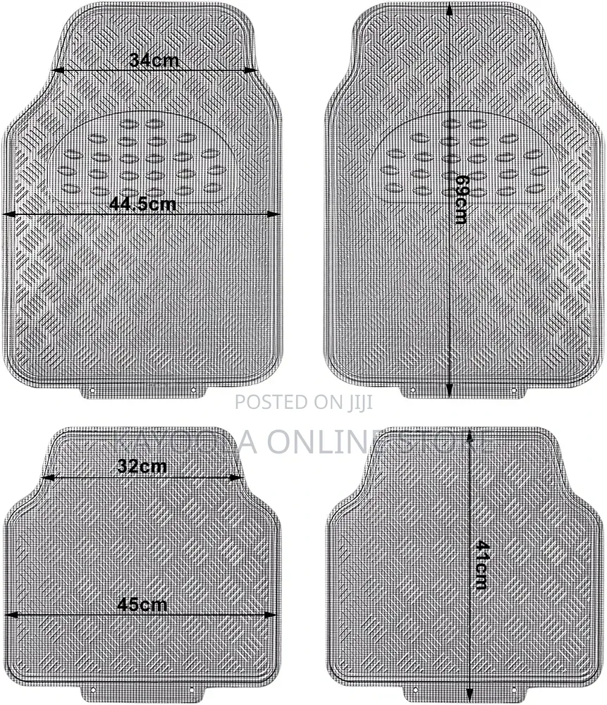 Aluminium Universal Car Floor Mat Set