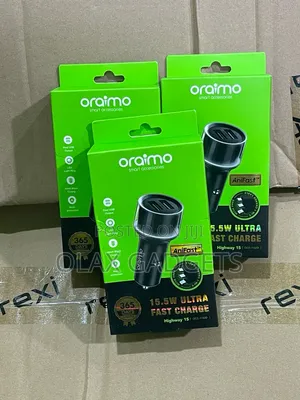 Oraimo Car Charger With 3-1 USB Cable