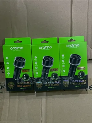 Oraimo Car Charger With 3-1 USB Cable
