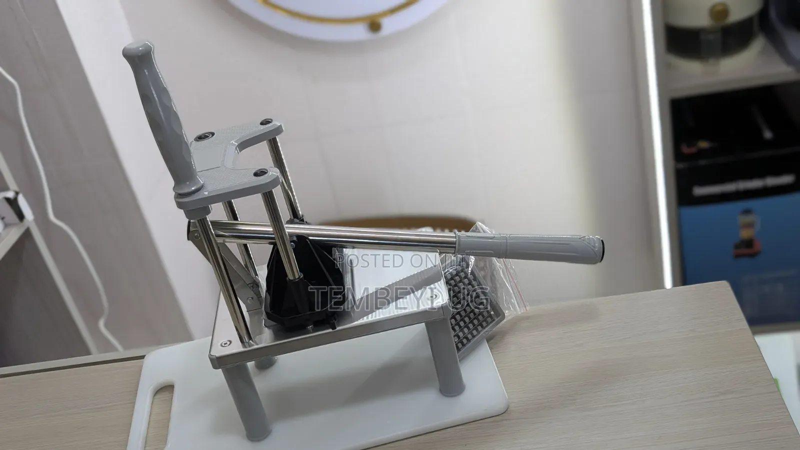 Stainless Steel Potato Chipper | French Fry Cutter With Lever