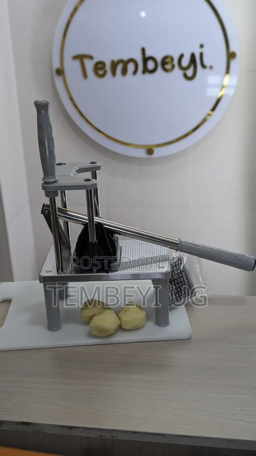 Stainless Steel Potato Chipper | French Fry Cutter With Lever