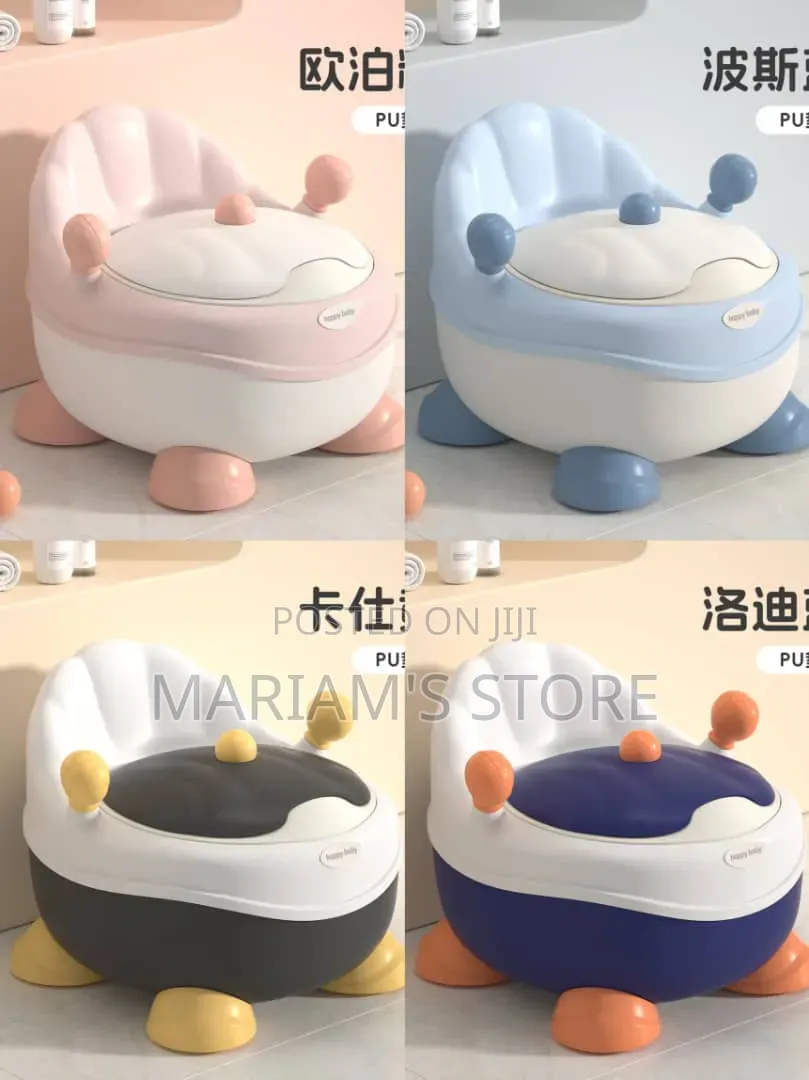 Baby Portable Toddler Potty Chair in Various Pastel and Bold Colors