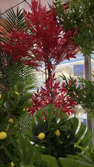 Luxury Artificial Red Maple Tree – Premium Decorative Plant