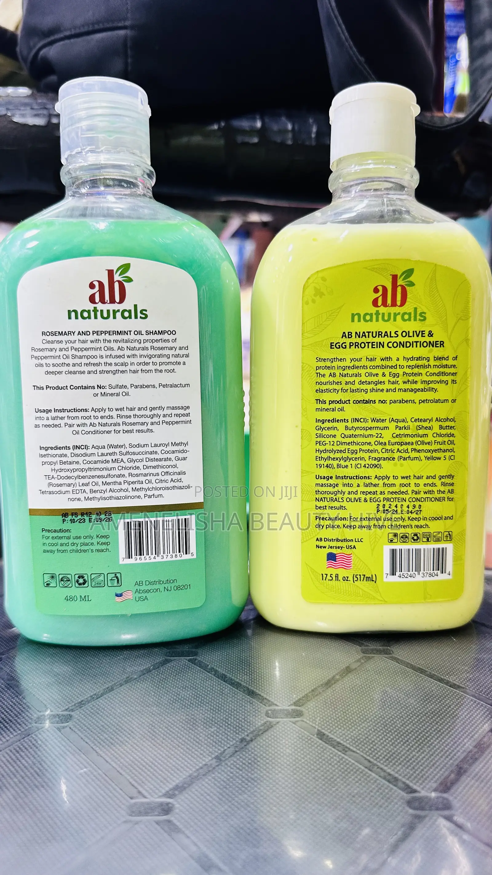 Ab Naturals Rosemary Shampoo and Conditioner