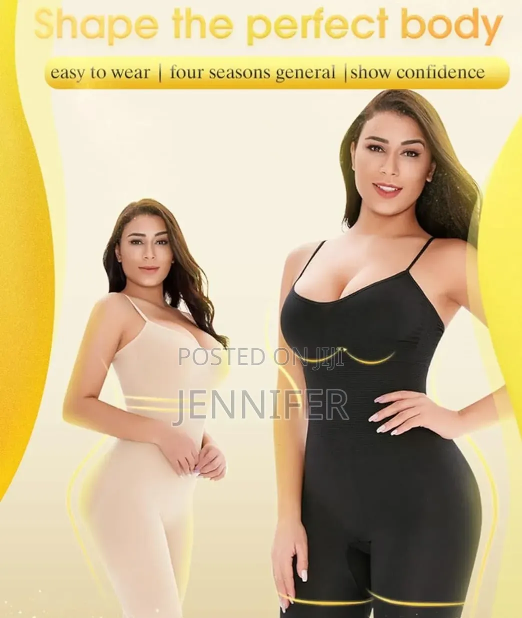 Seamless Full-Body Shaper Bodysuit