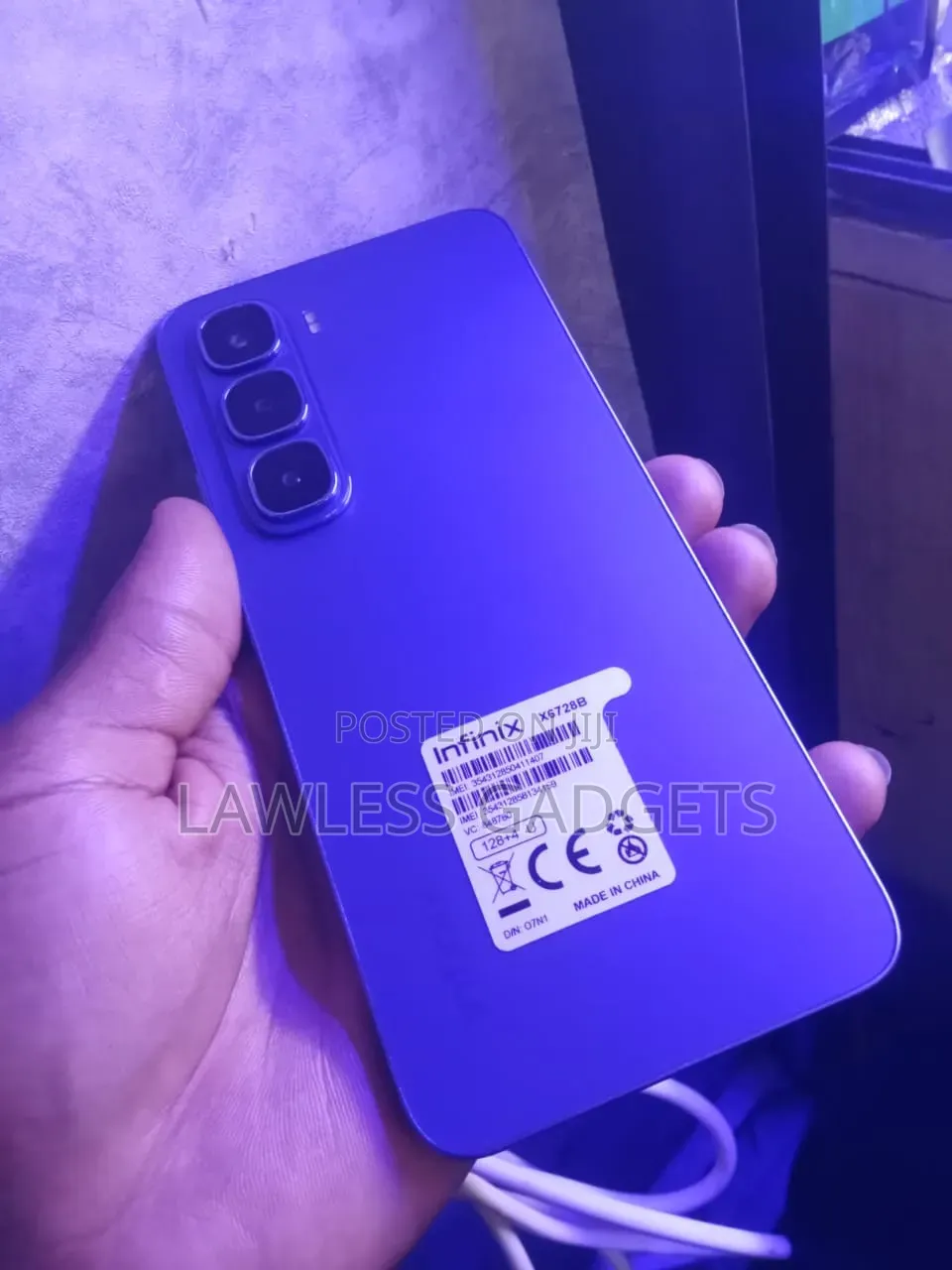Infinix Hot 60i 128 GB Blue