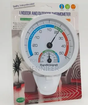 Analog Indoor/Outdoor Thermometer and Hygrometer