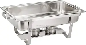 Double Chafing Dish Food Warmer, 4.5 Liter X 2