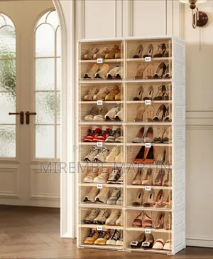 Dust Proof 5 Layer Shoe Rack