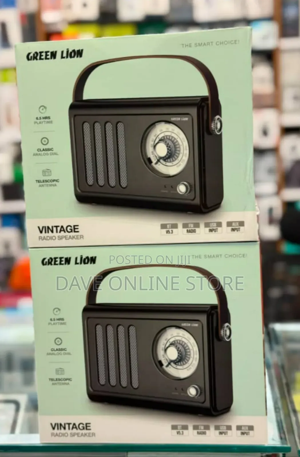 Green Lion Vintage Radio Speaker
