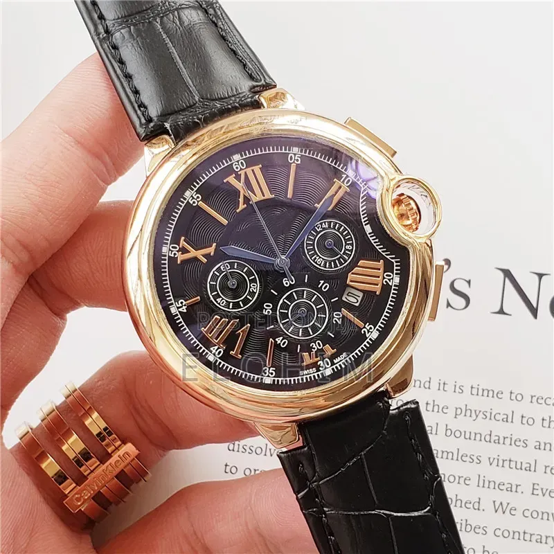 Catier Classy Analog Watch With Genuine Leather
