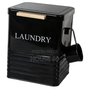 5-Liter Metal Laundry Powder Containers