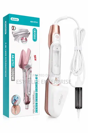 Portable Handheld Garment Steamer 2-in-1 White Pink