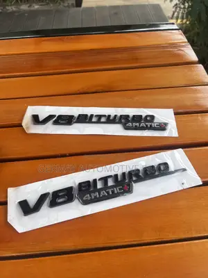 Mercedes Emblem Logo V8 Biturbo Sticker