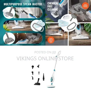 10-in-1 Multi-Use Steam Mop 1500W – 0.35L Water Tank – 180° 90°