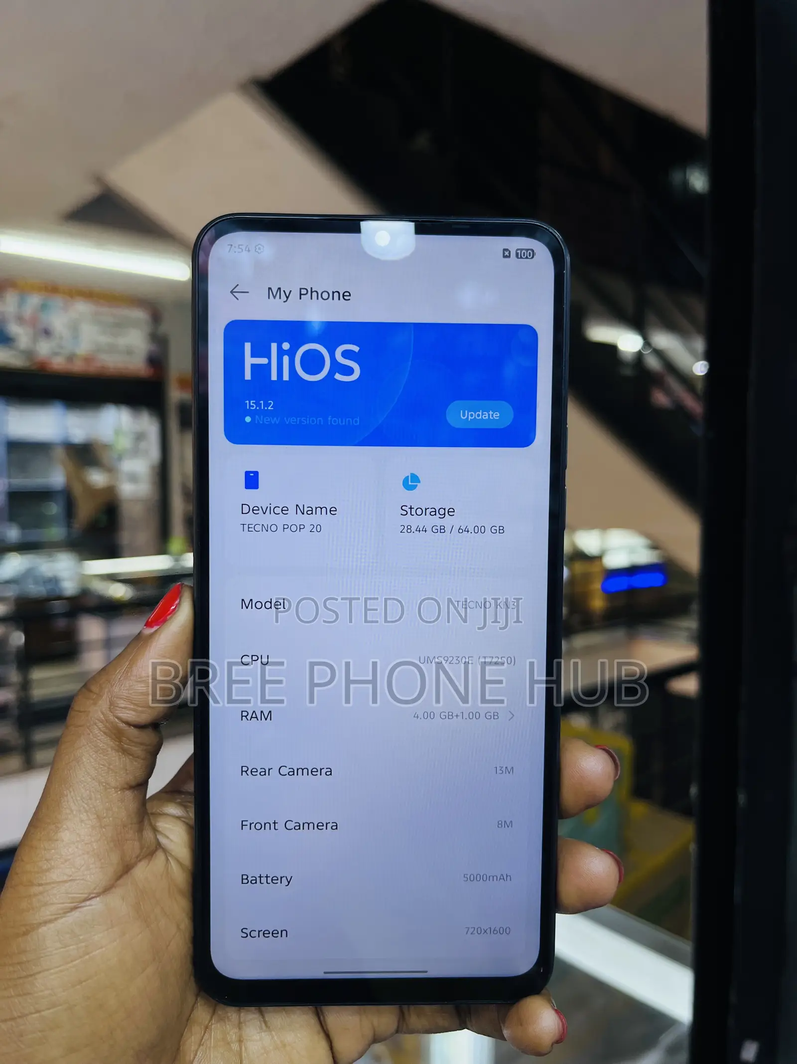 Tecno Pop 20 64 GB Black